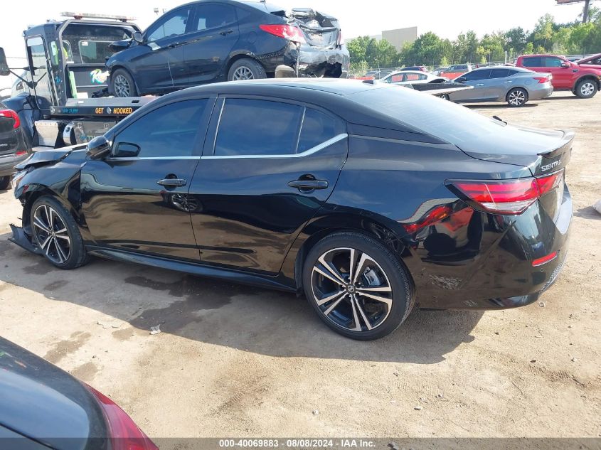 2023 Nissan Sentra Sr Xtronic Cvt VIN: 3N1AB8DV2PY321205 Lot: 40069883