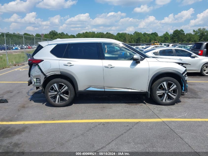 2021 Nissan Rogue Sl Intelligent Awd VIN: JN8AT3CBXMW241453 Lot: 40069921