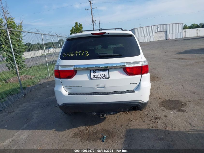 2013 Dodge Durango Crew VIN: 1C4RDJDG5DC658572 Lot: 40069973