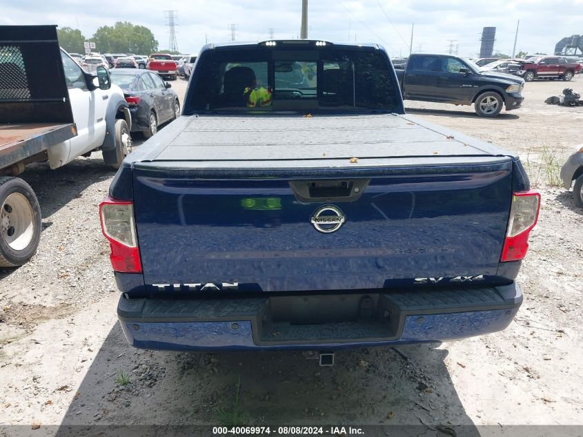 2017 Nissan Titan Sv VIN: 1N6AA1E56HN503586 Lot: 40069974