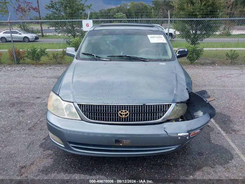 2001 Toyota Avalon Xls VIN: 4T1BF28B81U120496 Lot: 40070006