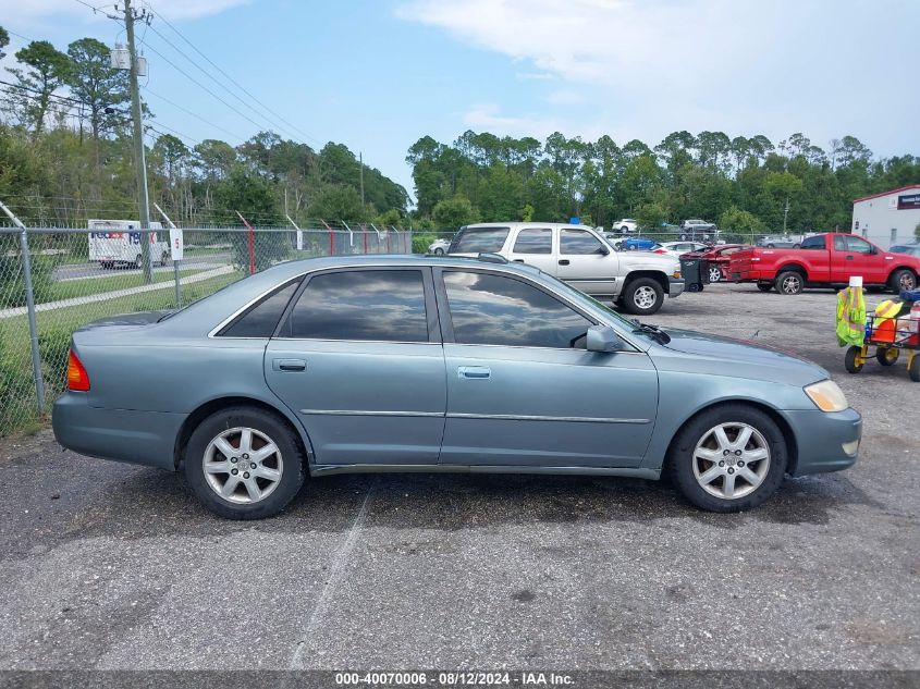 2001 Toyota Avalon Xls VIN: 4T1BF28B81U120496 Lot: 40070006