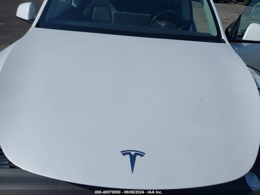 2022 Tesla Model Y Long Range Dual Motor All-Wheel Drive VIN: 7SAYGDEE0NA022857 Lot: 40070050