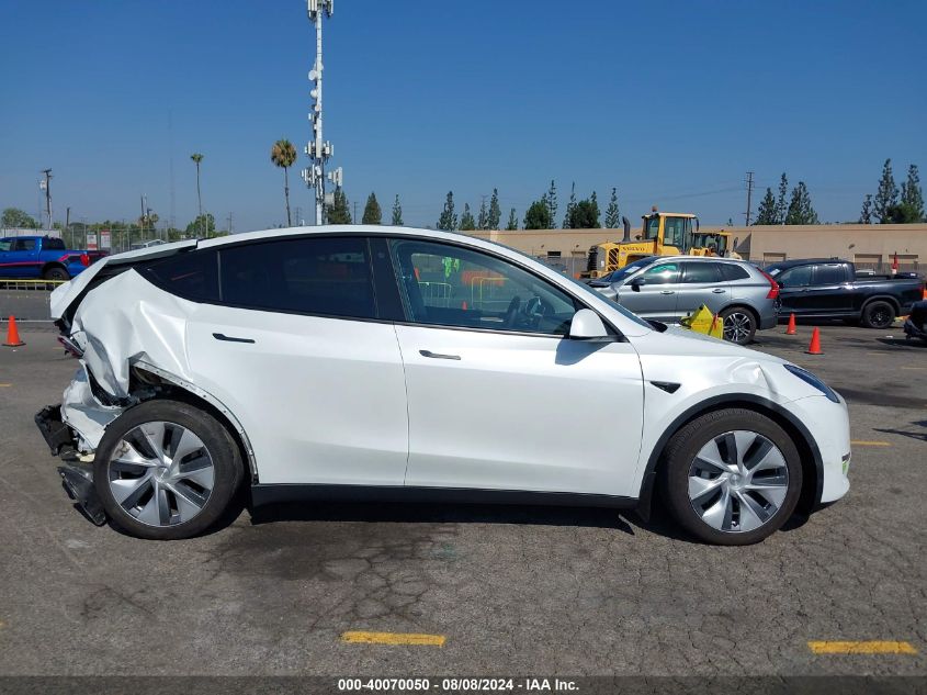 2022 Tesla Model Y Long Range Dual Motor All-Wheel Drive VIN: 7SAYGDEE0NA022857 Lot: 40070050