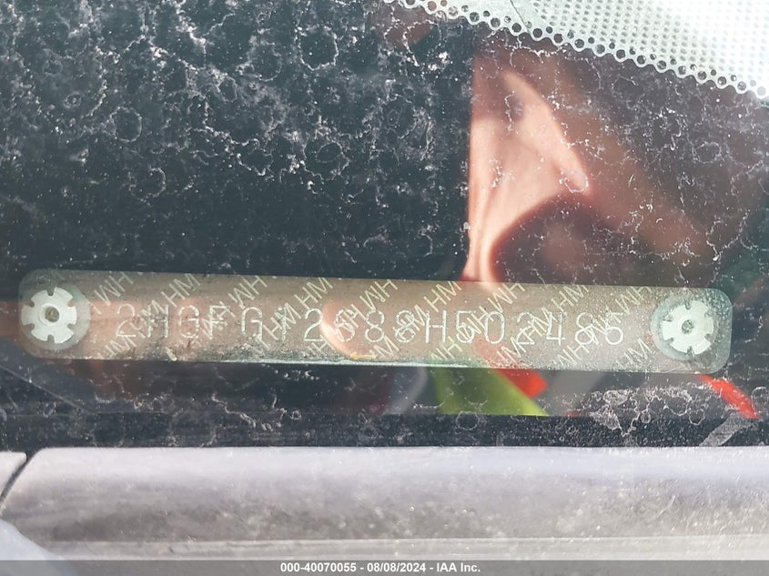 2008 Honda Civic Lx VIN: 2HGFG12688H502485 Lot: 40070055