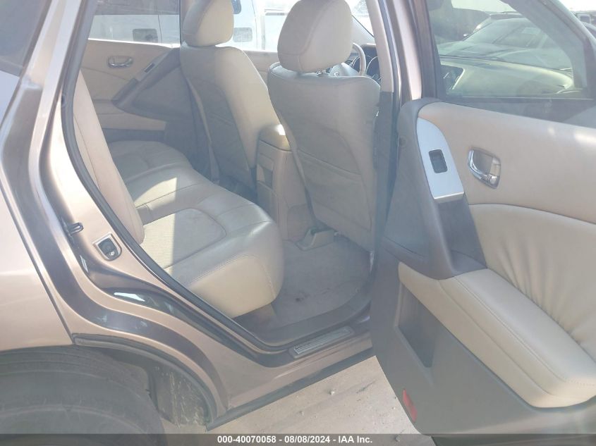 2009 Nissan Murano Sl VIN: JN8AZ18U29W101689 Lot: 40070058