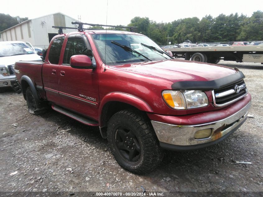 2000 Toyota Tundra Ltd V8 VIN: 5TBBT4818YS120828 Lot: 40070078