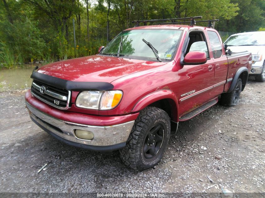 2000 Toyota Tundra Ltd V8 VIN: 5TBBT4818YS120828 Lot: 40070078