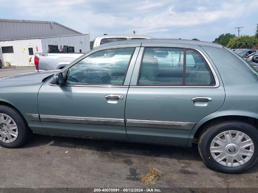 2005 Mercury Grand Marquis Gs VIN: 2MEFM74W35X674365 Lot: 40070091