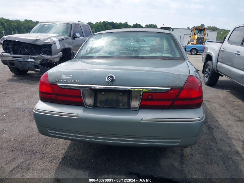 2005 Mercury Grand Marquis Gs VIN: 2MEFM74W35X674365 Lot: 40070091