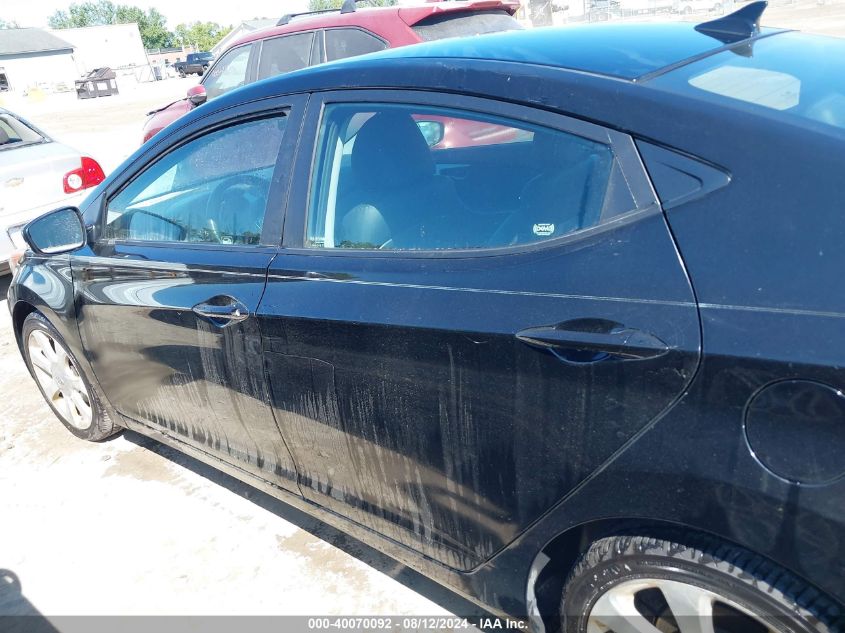 2012 Hyundai Elantra Limited (Ulsan Plant) VIN: KMHDH4AE2CU199556 Lot: 40070092