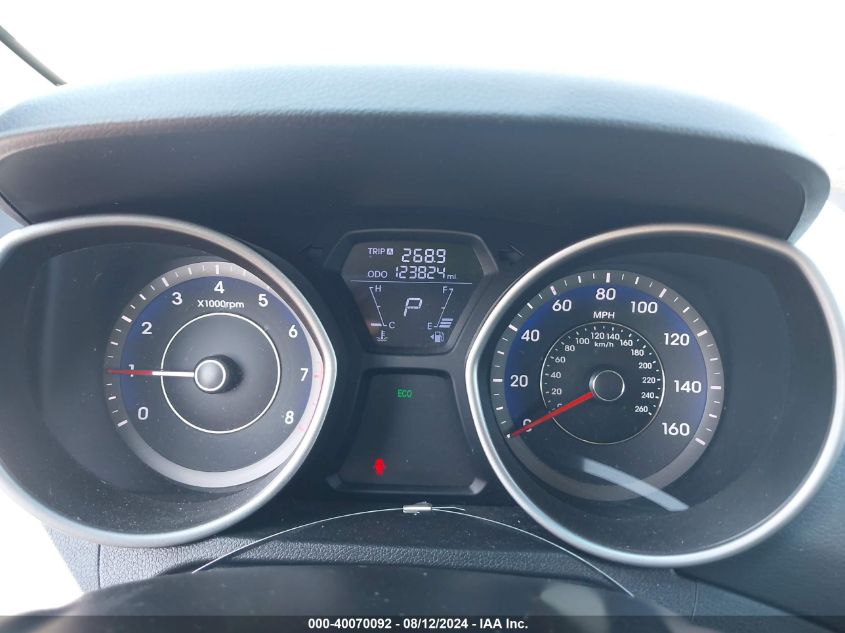 2012 Hyundai Elantra Limited (Ulsan Plant) VIN: KMHDH4AE2CU199556 Lot: 40070092