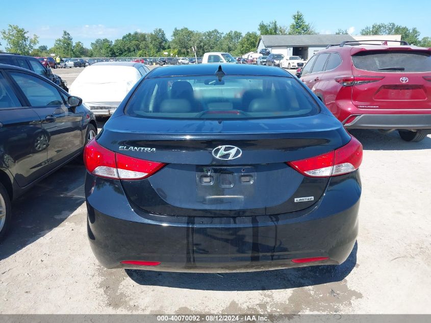 2012 Hyundai Elantra Limited (Ulsan Plant) VIN: KMHDH4AE2CU199556 Lot: 40070092