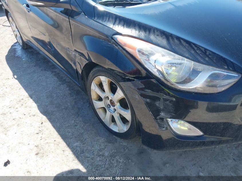 2012 Hyundai Elantra Limited (Ulsan Plant) VIN: KMHDH4AE2CU199556 Lot: 40070092