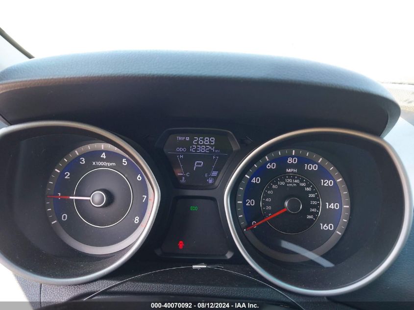 2012 Hyundai Elantra Limited (Ulsan Plant) VIN: KMHDH4AE2CU199556 Lot: 40070092