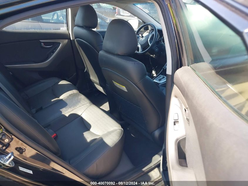 2012 Hyundai Elantra Limited (Ulsan Plant) VIN: KMHDH4AE2CU199556 Lot: 40070092