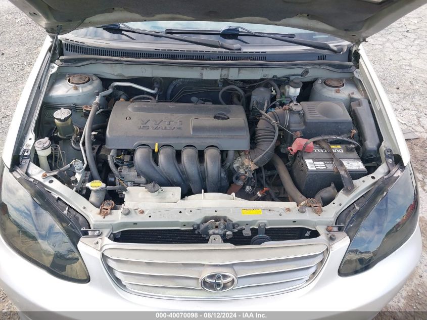 2004 Toyota Corolla S VIN: 2T1BR32E64C256812 Lot: 40070098