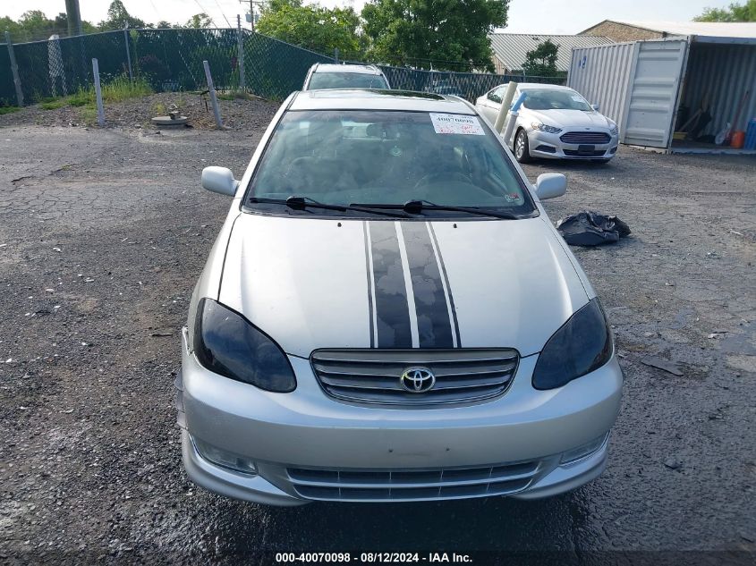 2004 Toyota Corolla S VIN: 2T1BR32E64C256812 Lot: 40070098