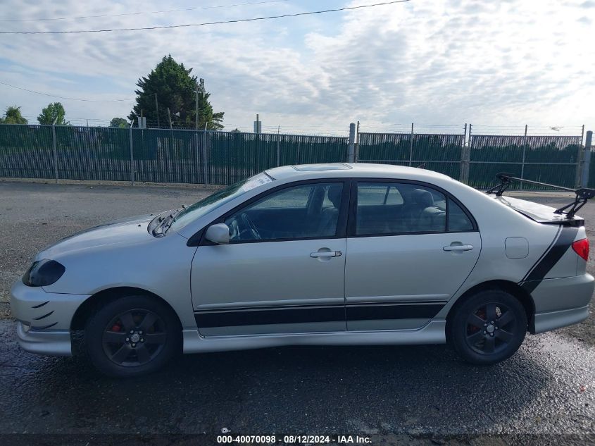 2004 Toyota Corolla S VIN: 2T1BR32E64C256812 Lot: 40070098