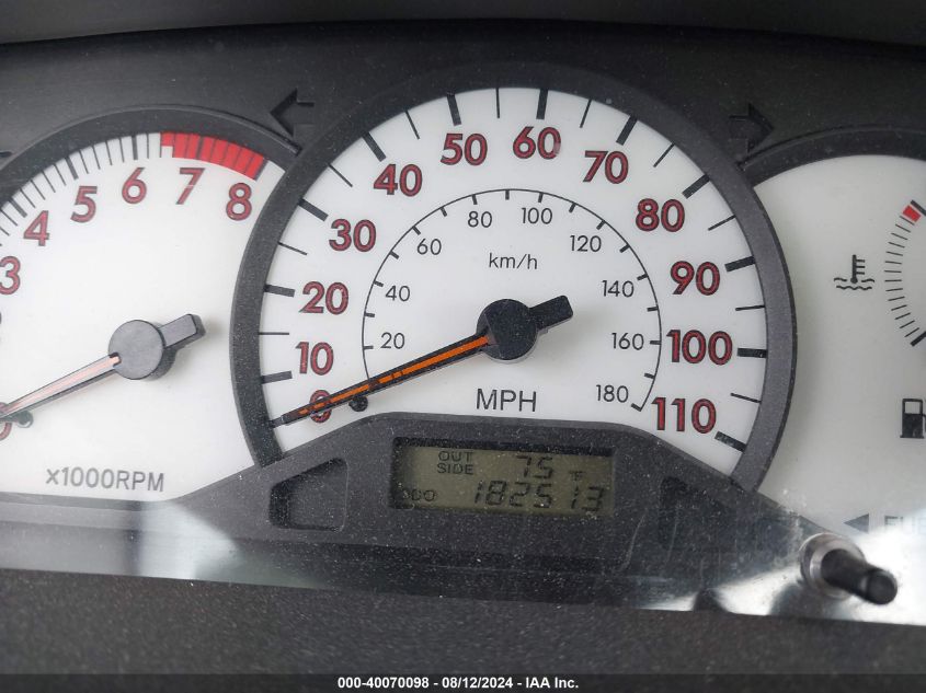 2004 Toyota Corolla S VIN: 2T1BR32E64C256812 Lot: 40070098