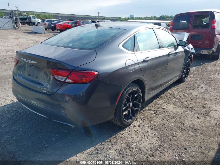 2015 Chrysler 200 C VIN: 1C3CCCEG4FN618529 Lot: 40070105