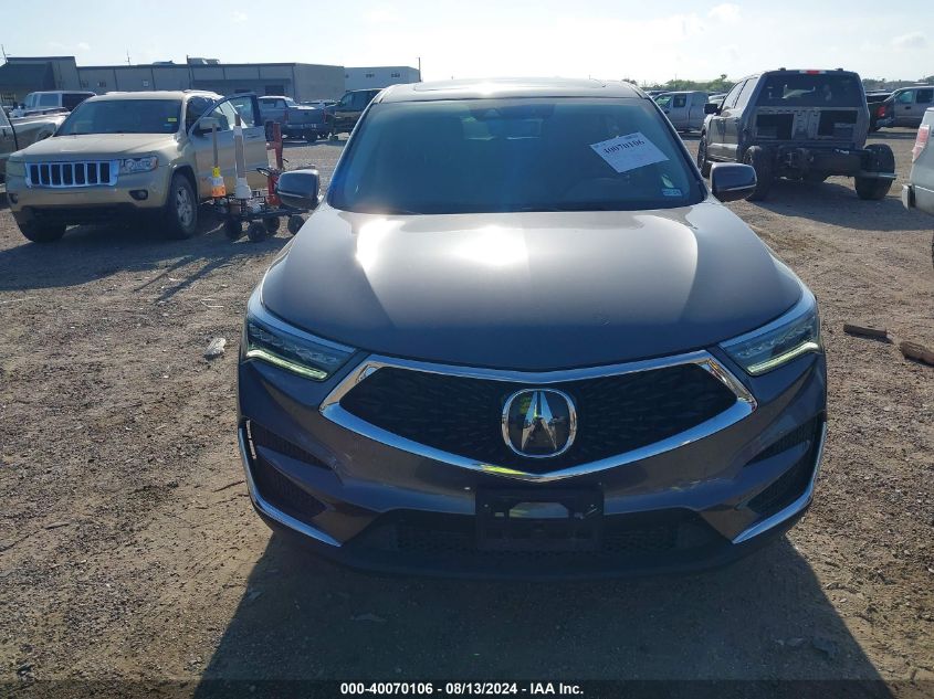 2019 Acura Rdx Standard VIN: 5J8TC1H30KL001631 Lot: 40070106