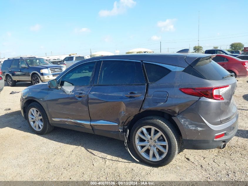 2019 Acura Rdx Standard VIN: 5J8TC1H30KL001631 Lot: 40070106