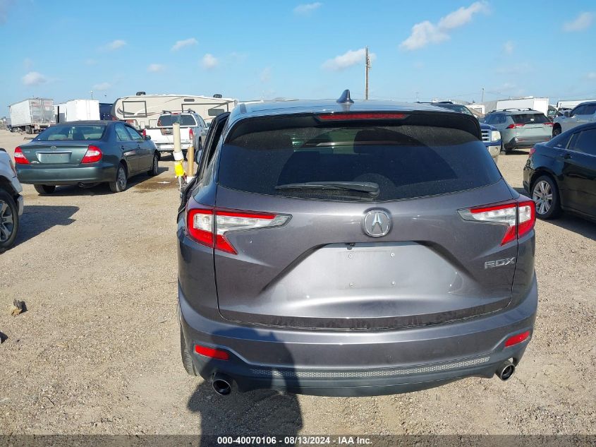 2019 Acura Rdx Standard VIN: 5J8TC1H30KL001631 Lot: 40070106