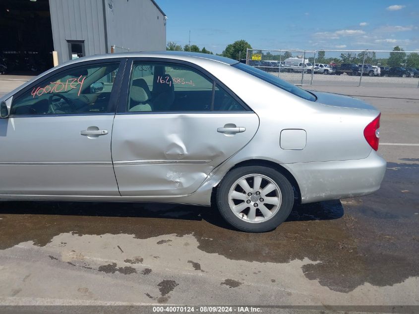 2003 Toyota Camry Le/Xle/Se VIN: 4T1BE30KX3U657328 Lot: 40070124