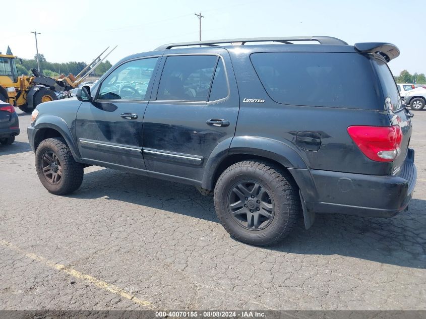 2005 Toyota Sequoia Limited V8 VIN: 5TDBT48A55S240041 Lot: 40070155