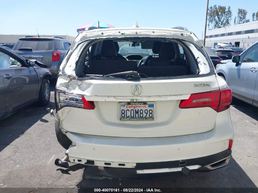 2017 Acura Mdx Advance Package VIN: 5FRYD3H86HB012054 Lot: 40070161