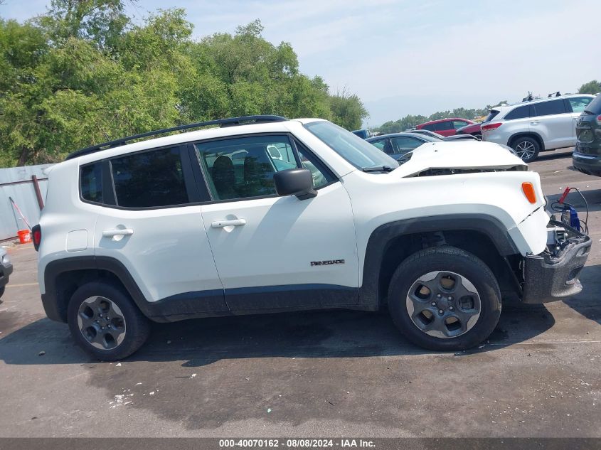 2018 Jeep Renegade Sport 4X4 VIN: ZACCJBAB7JPH29551 Lot: 40070162