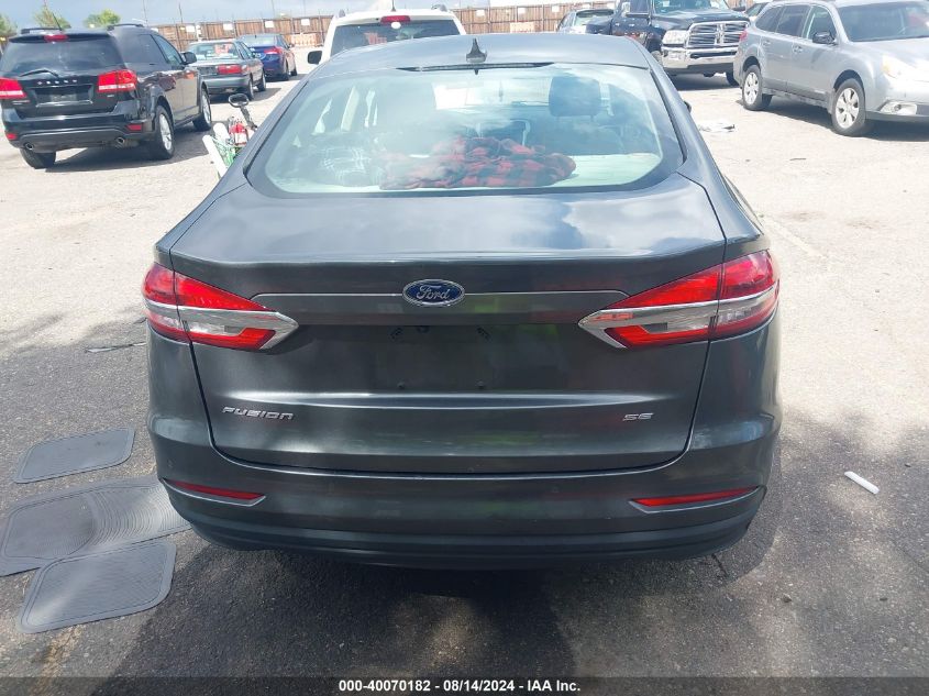 2019 FORD FUSION SE - 3FA6P0H73KR209393