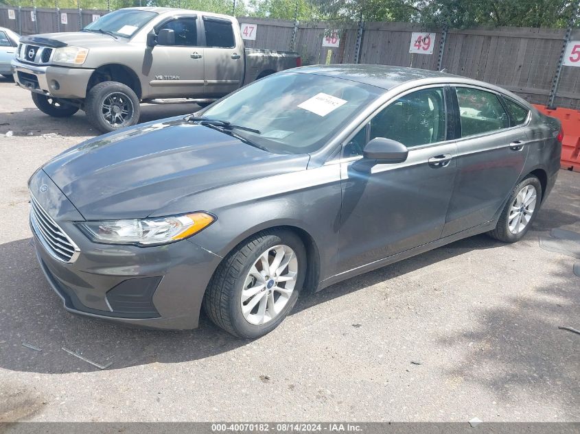 2019 FORD FUSION SE - 3FA6P0H73KR209393