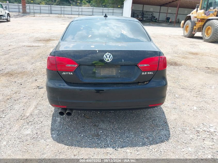 2011 Volkswagen Jetta 2.5L Sel VIN: 3VWLX7AJ8BM384969 Lot: 40070202