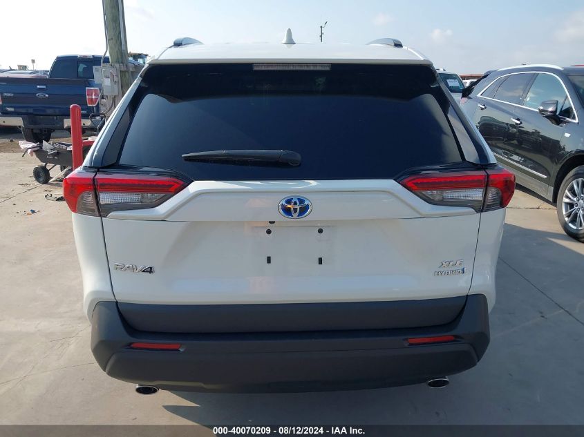 2021 Toyota Rav4 Hybrid Xle Premium VIN: 4T3B6RFV2MU052648 Lot: 40070209