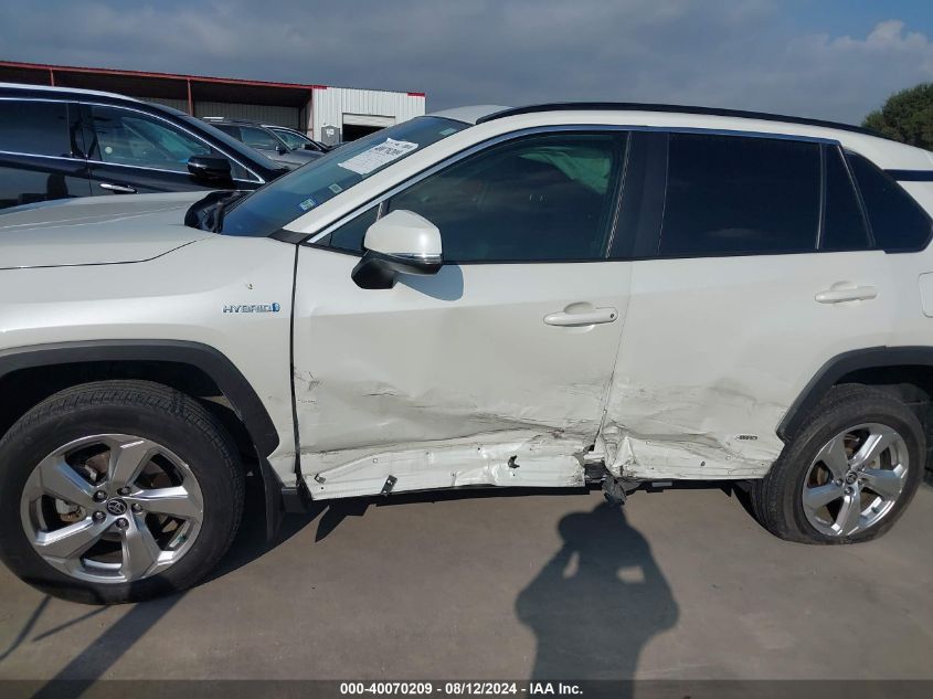 2021 Toyota Rav4 Hybrid Xle Premium VIN: 4T3B6RFV2MU052648 Lot: 40070209