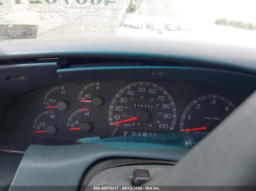 1997 Ford Expedition Eddie Bauer/Xlt VIN: 1FMEU18W2VLB19078 Lot: 40070217