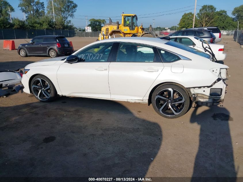 2021 Honda Accord Sport VIN: 1HGCV1F37MA060140 Lot: 40070227