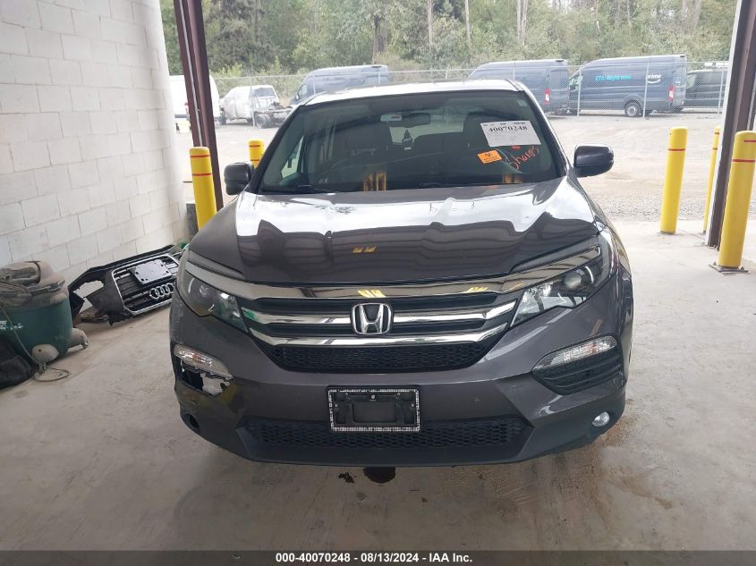 2018 Honda Pilot Ex-L VIN: 5FNYF6H5XJB011174 Lot: 40070248