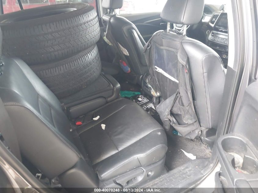 2018 Honda Pilot Ex-L VIN: 5FNYF6H5XJB011174 Lot: 40070248