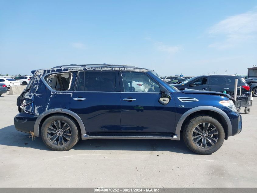 2018 Nissan Armada Platinum VIN: JN8AY2NF1J9333170 Lot: 40070252