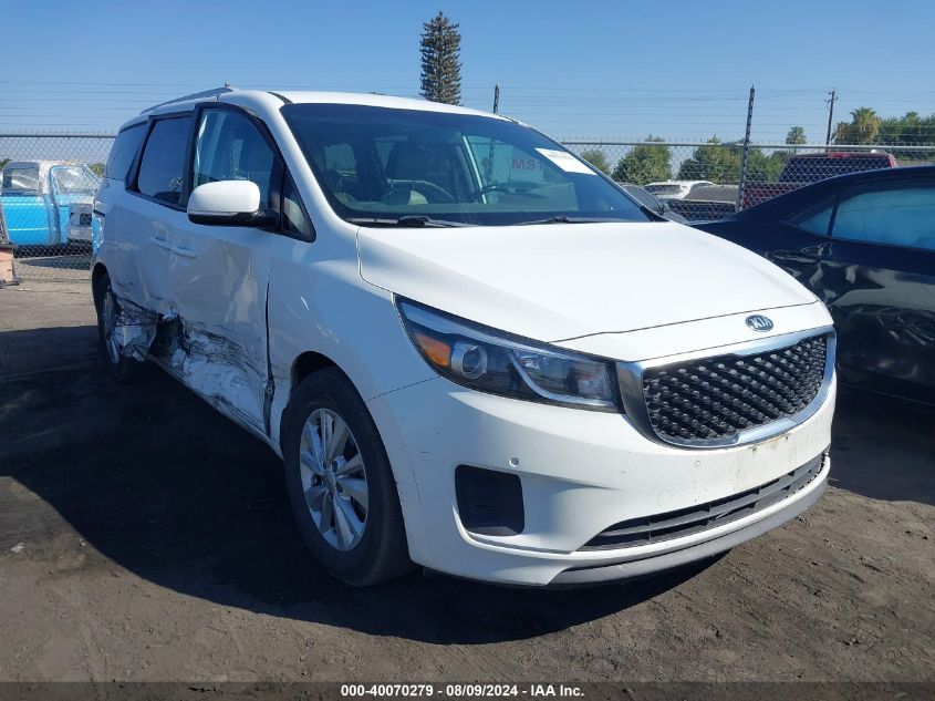 KNDMB5C12J6425392 2018 KIA SEDONA - Image 1