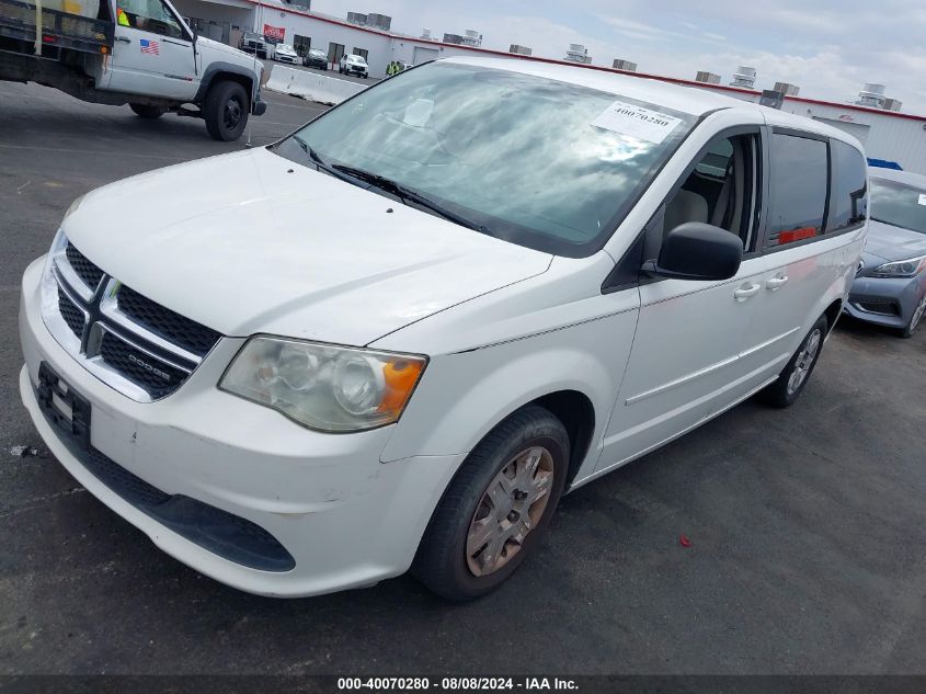 2012 Dodge Grand Caravan Se/Avp VIN: 2C4RDGBG0CR148464 Lot: 40070280