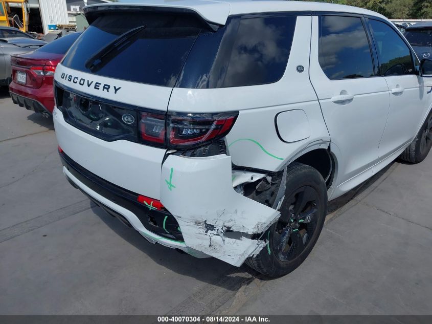 2022 Land Rover Discovery Sport S R-Dynamic VIN: SALCT2FXXNH908736 Lot: 40070304