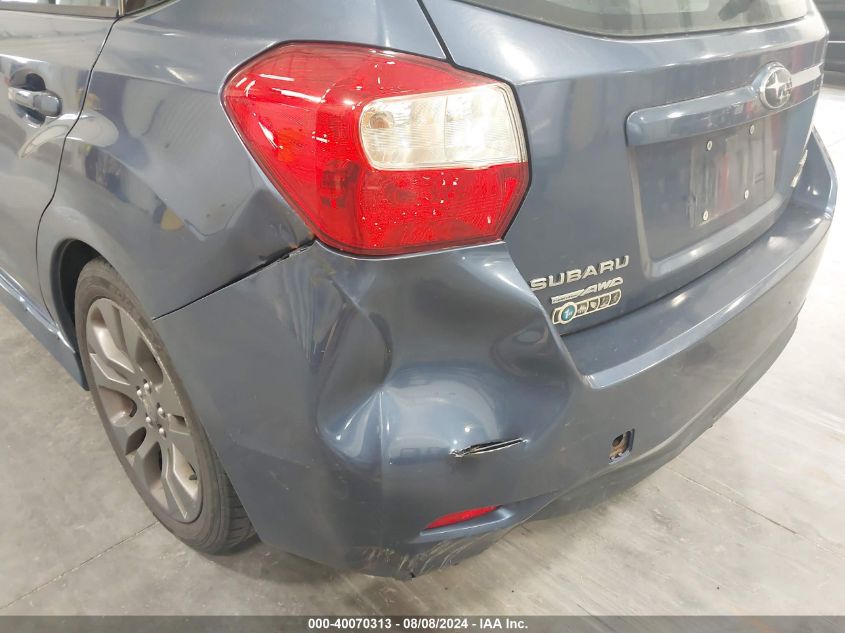 2012 Subaru Impreza 2.0I Sport Limited VIN: JF1GPAS69CH204387 Lot: 40070313