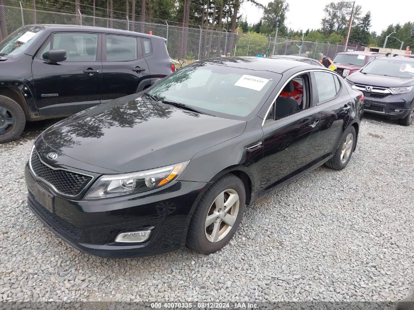 KNAGM4A79F5651903 2015 KIA OPTIMA - Image 2