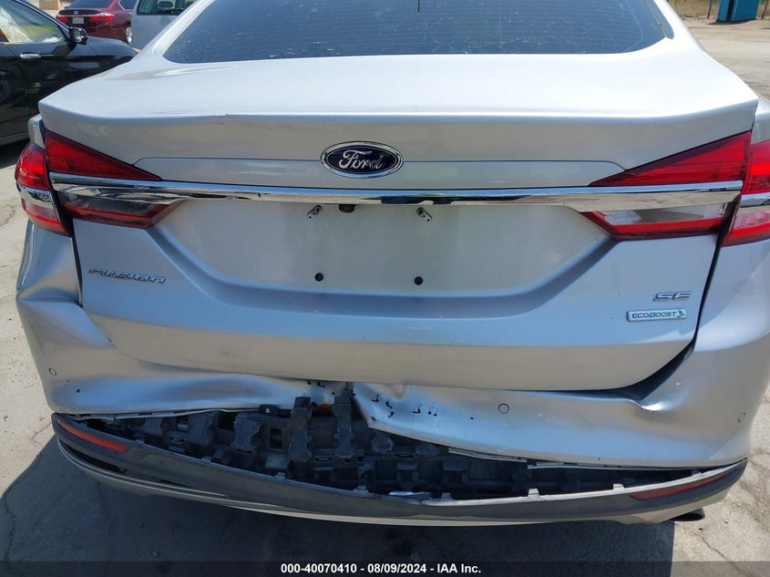 2018 Ford Fusion Se VIN: 3FA6P0HD5JR260768 Lot: 40070410
