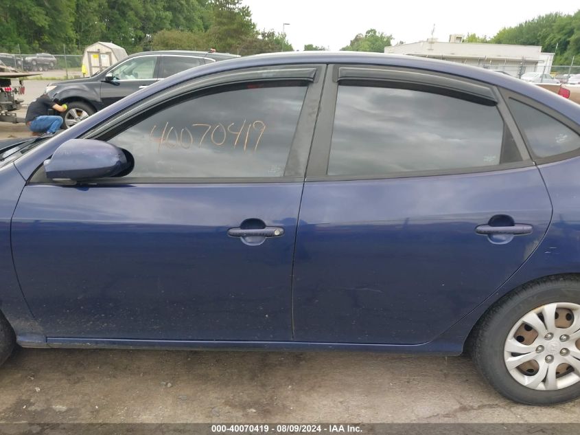 2010 Hyundai Elantra Blue VIN: KMHDU4AD0AU049364 Lot: 40070419