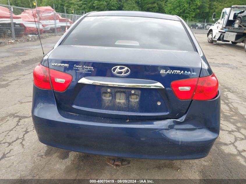 2010 Hyundai Elantra Blue VIN: KMHDU4AD0AU049364 Lot: 40070419